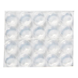 Scotch 1/2 in. Clear Round Self-Stick Rubber Bumpers (40-Pack) - Super Arbor