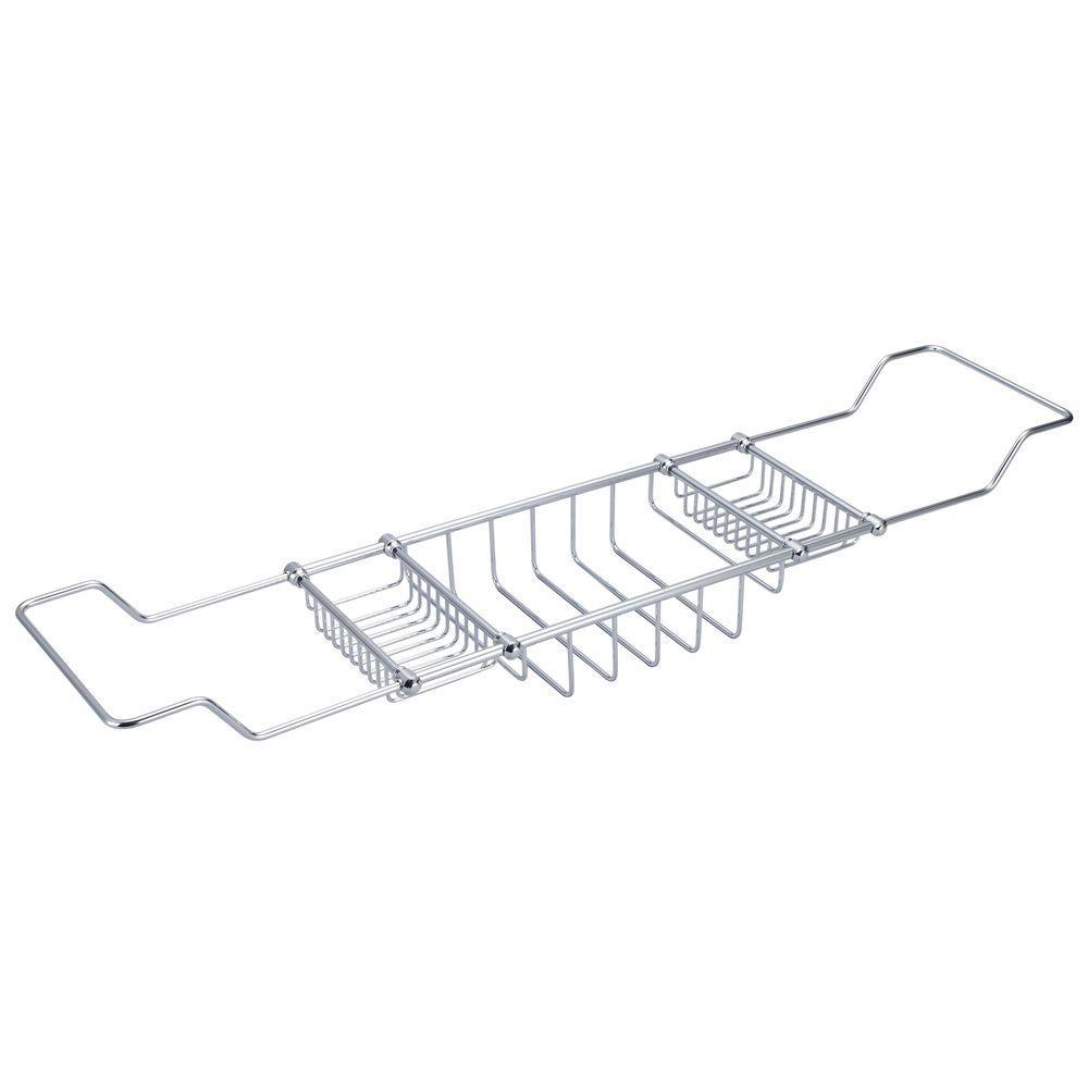 Expandable Shower Caddy in Polished Nickel PVD - Super Arbor