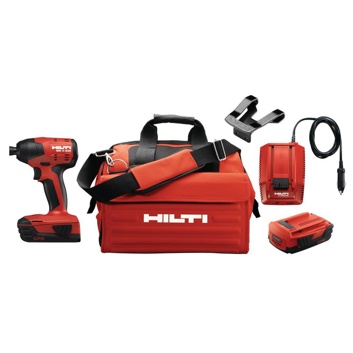 22-Volt Lithium-Ion 1/4 in. Hex Cordless Brushless SID 4 Compact Impact Driver with 3 gear speed and DC Car Charger - Super Arbor