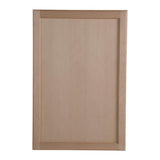 Easthaven Shaker Assembled 36x30x12 in. Frameless Wall Cabinet in Unfinished Beech - Super Arbor