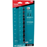 IMPACT XPS Socket Set SAE with Standard SA (10-Piece) - Super Arbor