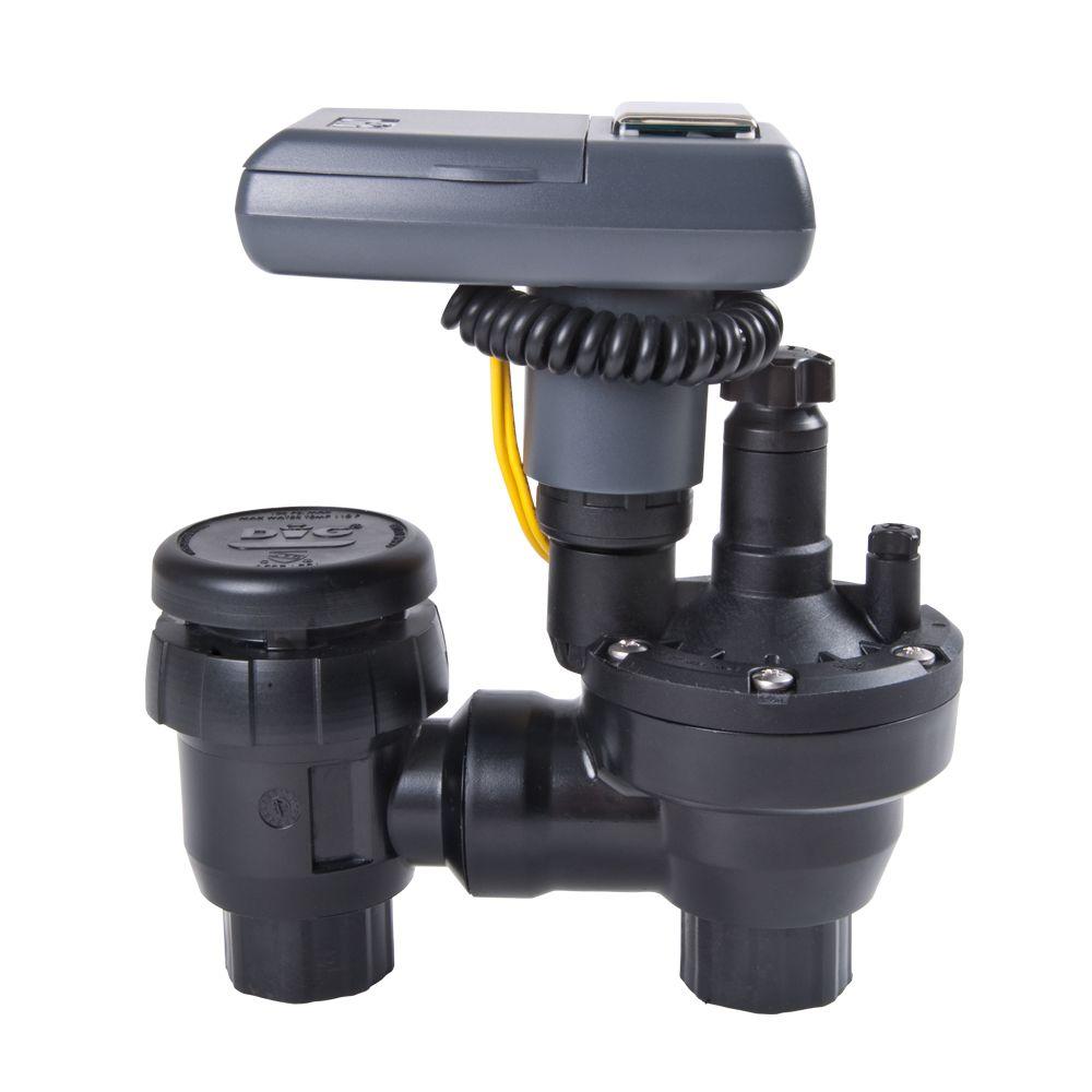 Solar Powered Irrigation Timer with Anti-Siphon Valve