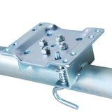 Max Load 2000 lb. Payload Capacity Side Wind Trailer Jack with Dual Wheels and Horizontal Mounts - Super Arbor
