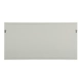 60 in. W x 31 in. H Framed Rectangular  Bathroom Vanity Mirror in Grey