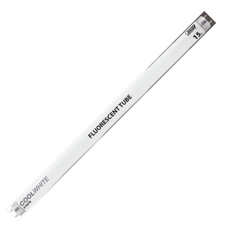 Feit Electric 15-Watt 1.5 ft. T8 G13 Linear Fluorescent Tube Light Bulb Cool White (6-Pack) (4100K)
