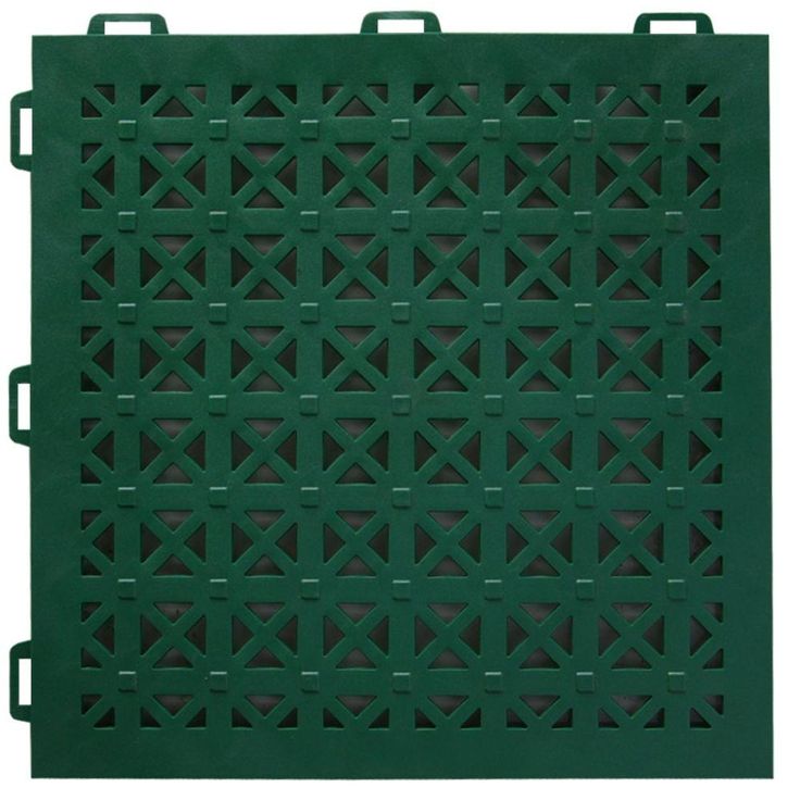 Greatmats StayLock Perforated Blue 12 in. x 12 in. x 0.56 in. PVC Plastic Interlocking Outdoor Floor Tile (Case of 26)