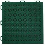 Greatmats StayLock Perforated Blue 12 in. x 12 in. x 0.56 in. PVC Plastic Interlocking Outdoor Floor Tile (Case of 26)