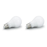 White A19 LED 60W Equivalent Dimmable Smart Wireless Light Bulb (2 Pack)
