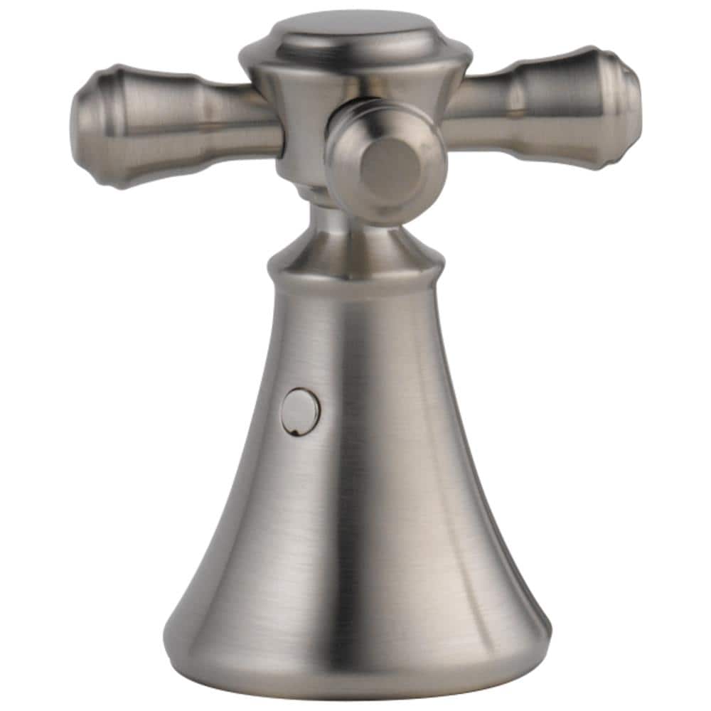 Delta Stainless Cross Bathroom Sink Faucet Handles (2-Pack) – Cassidy Collection