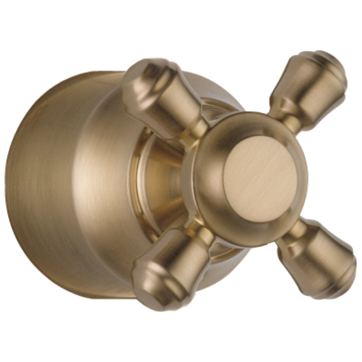 Delta Champagne Bronze Cross Bathtub Faucet Handle