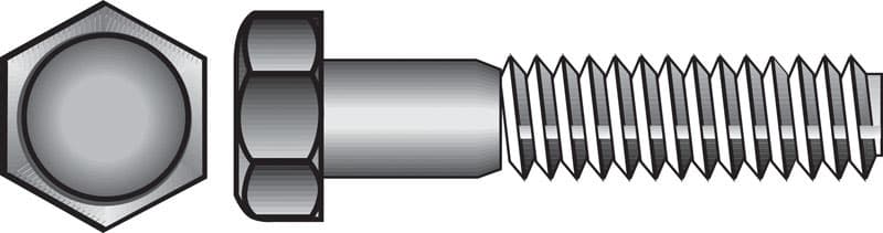 Hillman 5/16-18 x 3/4 in Stainless Steel Hex Head Cap Screws, 100-Pack