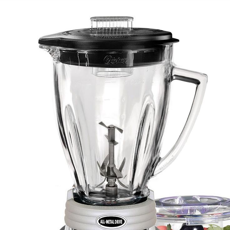 Whirlwind Heritage Blend 48 oz. 1000 Plus 2 Speed Blender in Chrome with Food Processor and Glass Blender Jar
