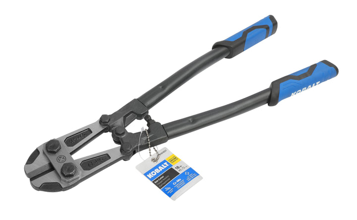 Kobalt 18-in Bolt Cutters, Cr-Mo Jaws, Blue/Black Handles