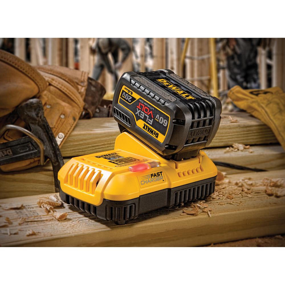 FLEXVOLT 20-Volt/60-Volt MAX Lithium-Ion Battery Pack with Fan Cooled Fast Charger - Super Arbor