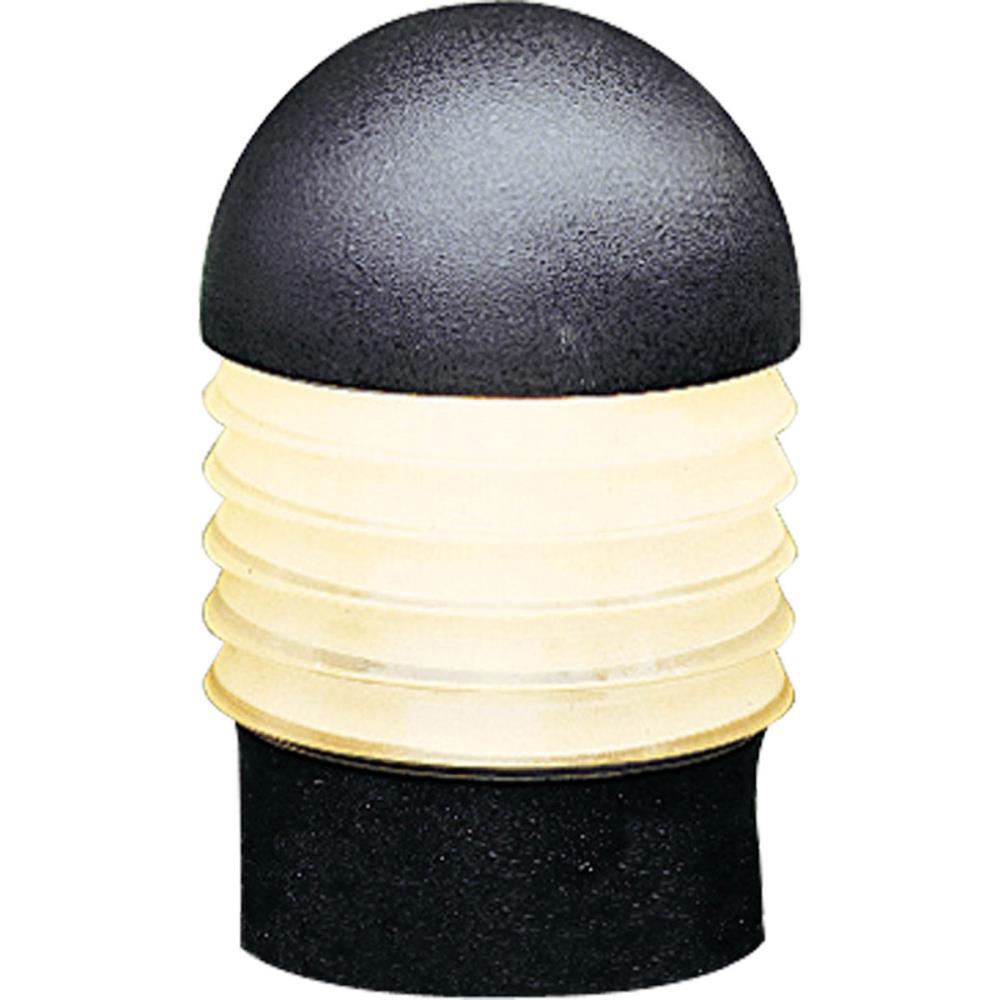 Progress Lighting 60-Watt Black Line Voltage Plug-In Path Light, 5-in x 7.25-in