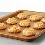 Ayesha Bakeware Nonstick Cookie Pan Set, 3-Piece, Copper