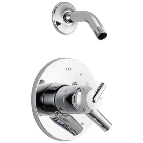 Delta Trinsic Matte Black 1-Handle Shower Faucet - Super Arbor