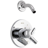 Delta Trinsic Matte Black 1-Handle Shower Faucet - Super Arbor