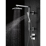 Delta 0.5-in Matte Black Shower Arm with Diverter - Super Arbor