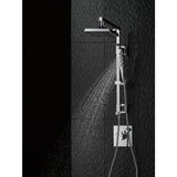 Delta 0.5-in Matte Black Shower Arm with Diverter - Super Arbor