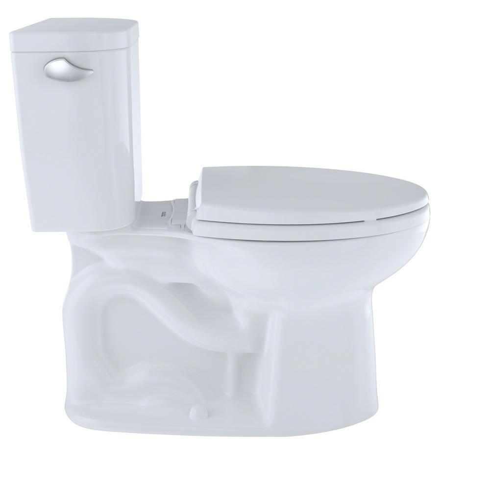 Entrada 2-Piece 1.28 GPF Single Flush Elongated Toilet in Sedona Beige - Super Arbor