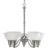 Progress Lighting Madison 5-Light Brushed Nickel Transitional Chandelier