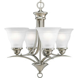 Progress Lighting Trinity 4-Light Brushed Nickel Transitional Chandelier