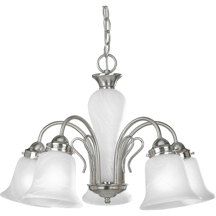 Progress Lighting Bedford 5-Light Brushed Nickel Transitional Chandelier