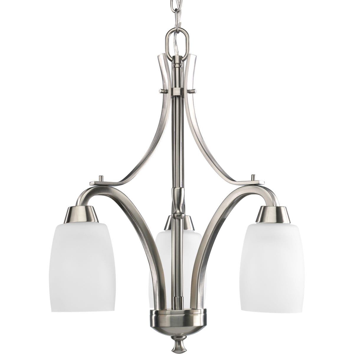 Progress Lighting Wisten 3-Light Brushed Nickel Transitional Chandelier