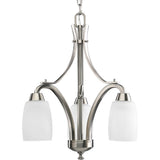 Progress Lighting Wisten 3-Light Brushed Nickel Transitional Chandelier