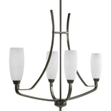 Progress Lighting Wisten 4-Light Antique Bronze Transitional Chandelier