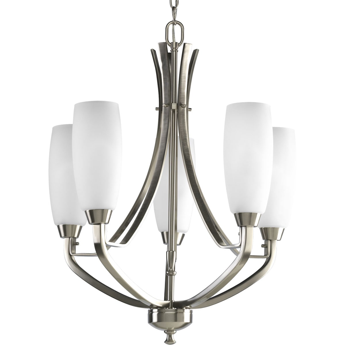Progress Lighting Wisten 5-Light Brushed Nickel Transitional Chandelier