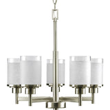 Progress Lighting Alexa 5-Light Brushed Nickel Transitional Chandelier