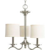 Progress Lighting Inspire 3-Light Brushed Nickel Transitional Chandelier