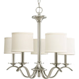 Progress Lighting Inspire 5-Light Brushed Nickel Transitional Chandelier