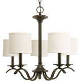 Progress Lighting Inspire 5-Light Antique Bronze Transitional Chandelier