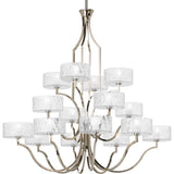 Progress Lighting Caress 16-Light Polished Nickel Modern/Contemporary Chandelier
