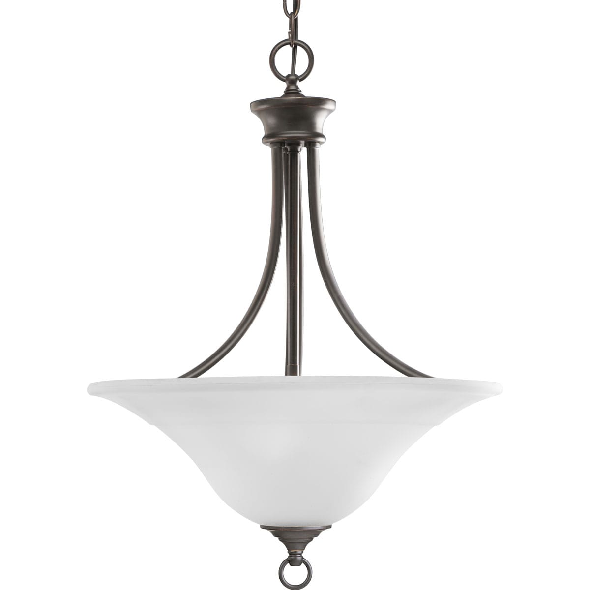 Progress Lighting Trinity 3-Light Antique Bronze Transitional Chandelier