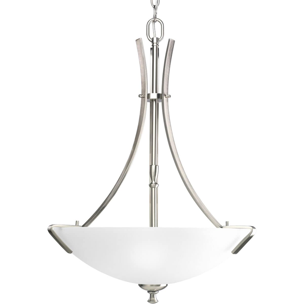 Progress Lighting Wisten 3-Light Brushed Nickel Transitional Chandelier