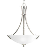 Progress Lighting Wisten 3-Light Brushed Nickel Transitional Chandelier