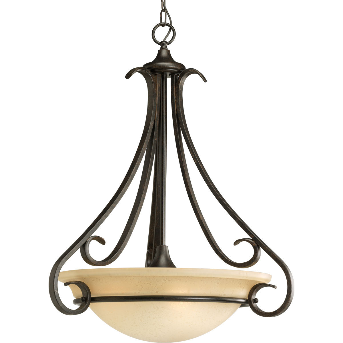 Progress Lighting Torino 3-Light Bronze Transitional Chandelier