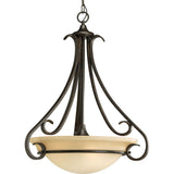 Progress Lighting Torino 3-Light Bronze Transitional Chandelier