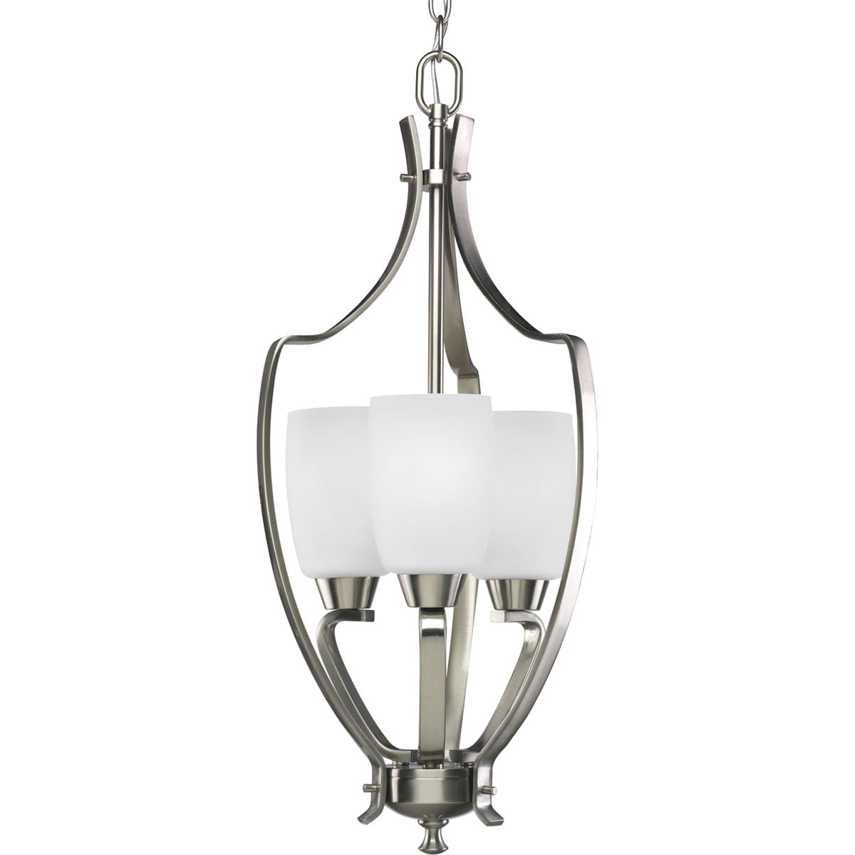 Progress Lighting Wisten 3-Light Brushed Nickel Transitional Chandelier