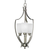 Progress Lighting Wisten 3-Light Brushed Nickel Transitional Chandelier