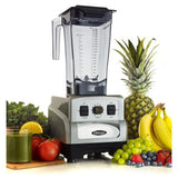3 HP 64 oz. Variable 10-Speed Silver Blender with Container