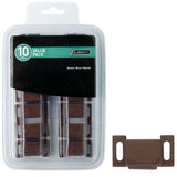 1 in. Brown Magnetic Door Catch (10-Pack)