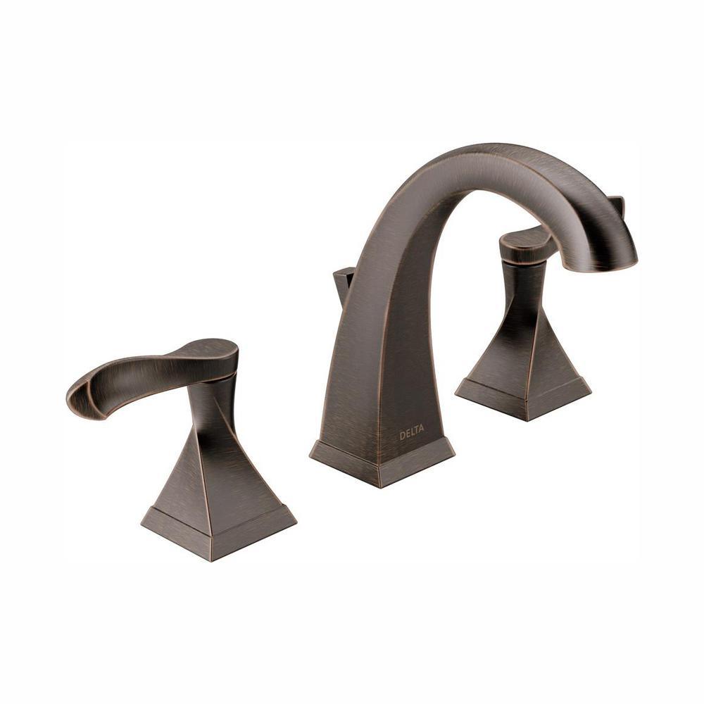 Everly 8 in. Widespread 2-Handle Bathroom Faucet in SpotShield Brushed Nickel - Super Arbor