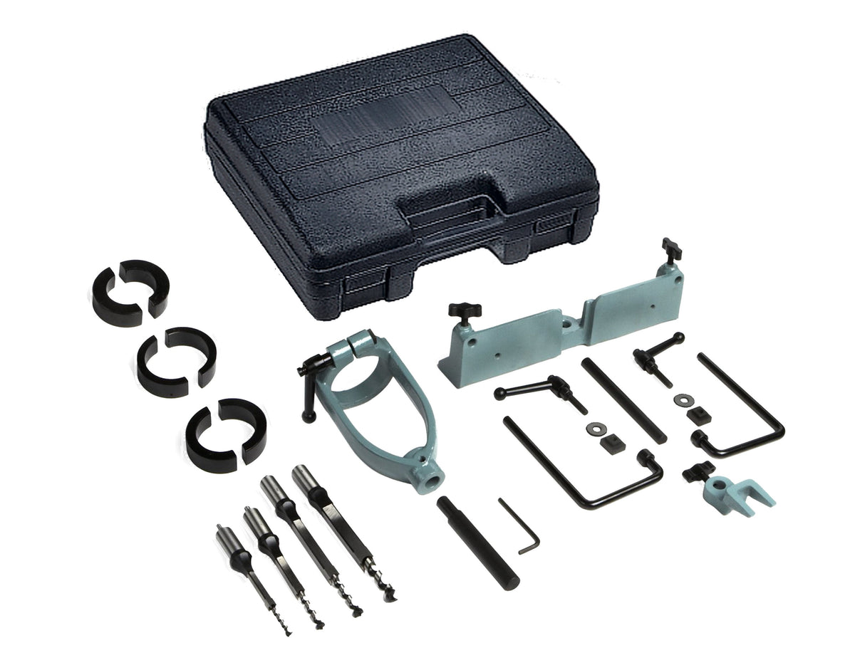 DELTA Mortising Kit for Drill Presses with Carry Case, 4 Chisels (Model 17-924)