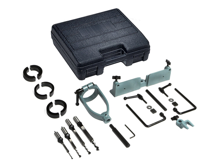 DELTA Mortising Kit for Drill Presses with Carry Case, 4 Chisels (Model 17-924)