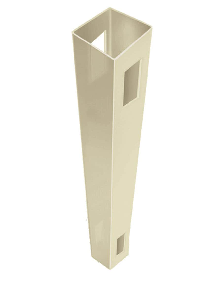 Freedom Hampton 8.5-ft H x 5-in W Sand Vinyl Line Fence Post (Unassembled)